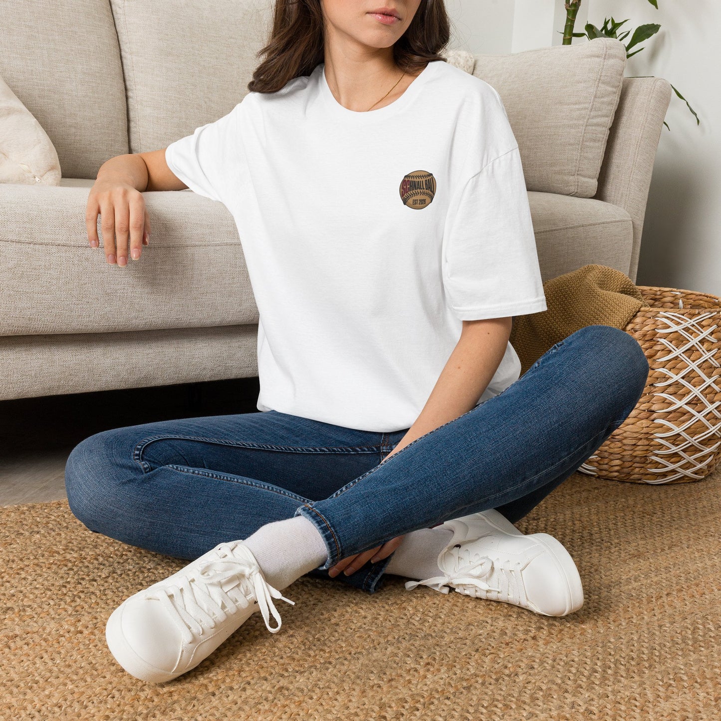 Baseball T- Shirt - "Schnall Ball" Vintage Logo Tee