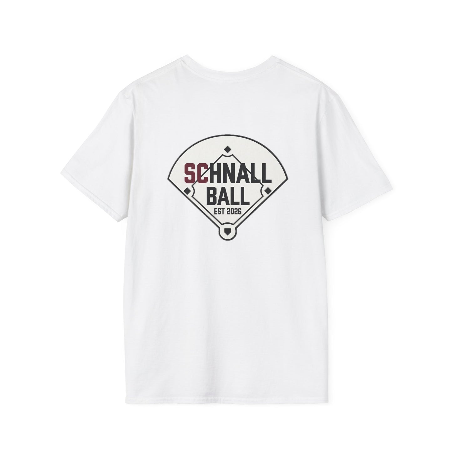 Baseball T- Shirt - "Schnall Ball" Vintage Logo Tee